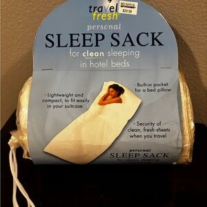 NWT in clear bag Personal Sleep Sack for travelers